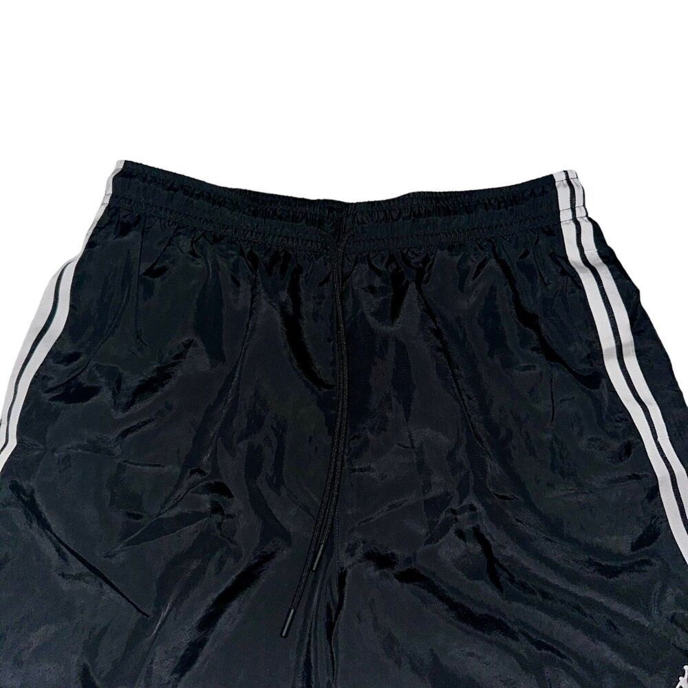 Jordan Vintage Rare Club Woven Track Shorts Nylon Shiny Black Large - Picture 7 of 11